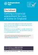 Getting a financial assessment for care at home cover image