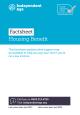 Housing Benefit factsheet cover
